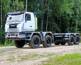 Related photo «‎Minsk Wheel Tractor Plant has delivered a brand-new MZKT-750004-10 chassis » №1